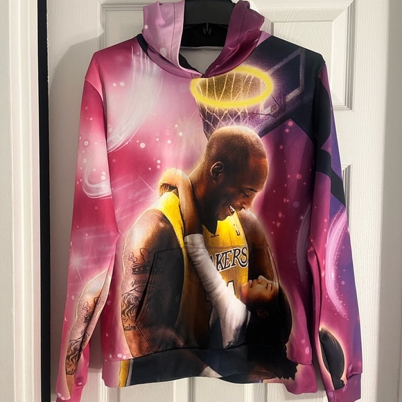 Pink and Purple Kobe Bryan Memorial  Hoodie - Picture 1 of 5